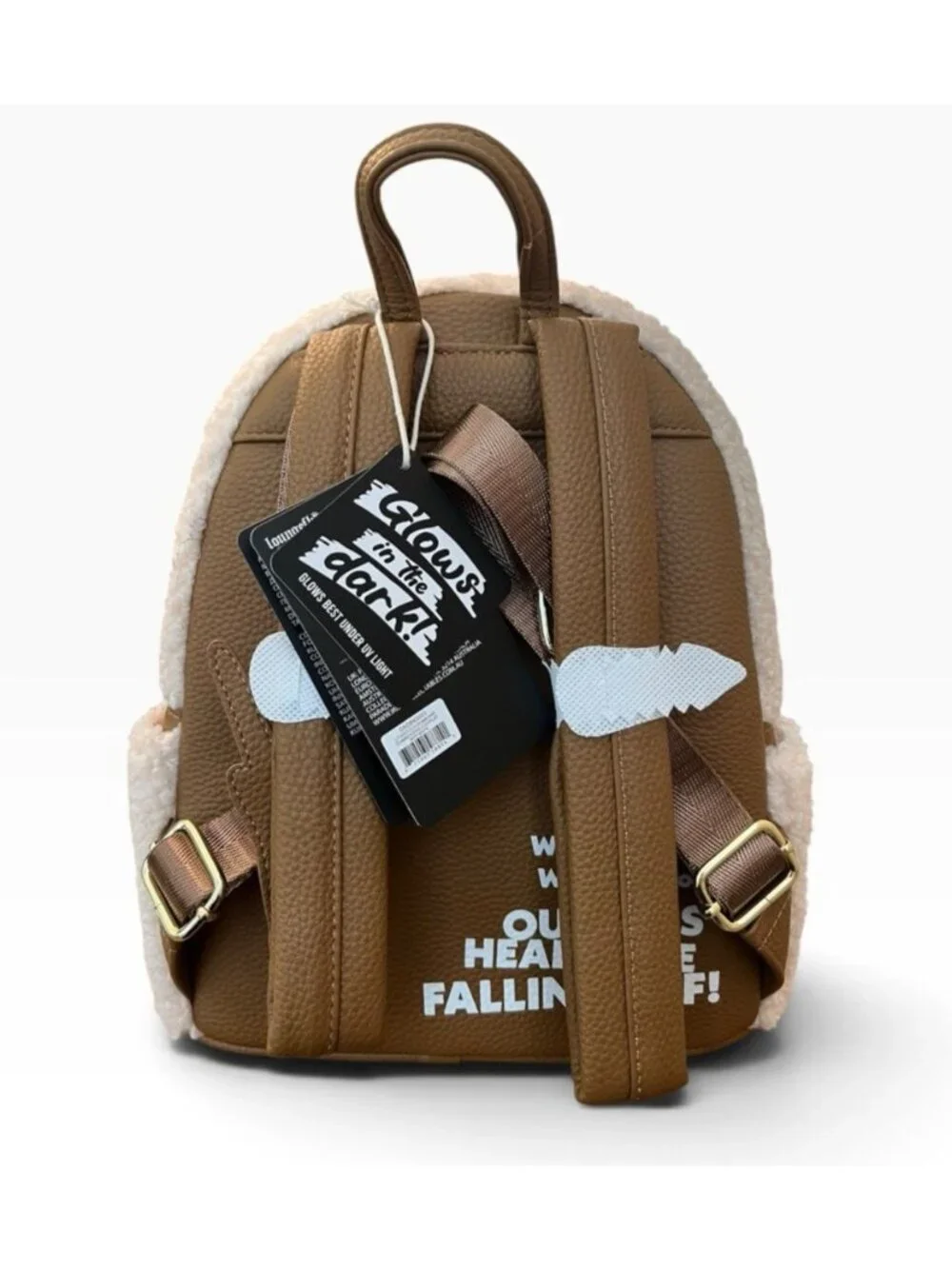 Loungefly Dumb & Dumber Mutts Cutts Van Plush Glow-in-the-Dark Mini Backpack NWT